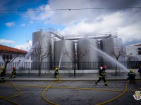 Simulacro de incndio industrial